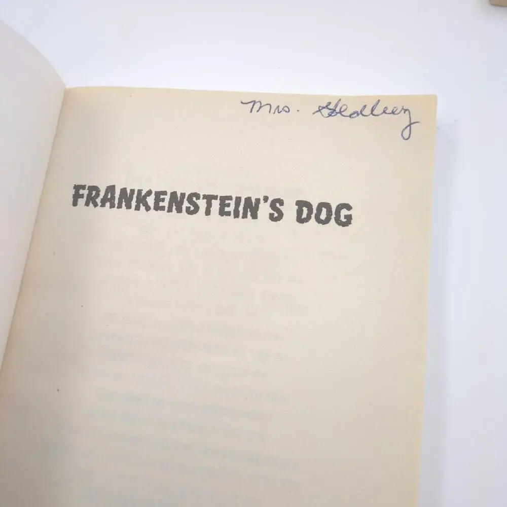 Goosebumps R.L. Stine Lot of 3 Books My Hairiest Adventure Frankenstein's Dog